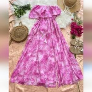 Strapless Pink Dress